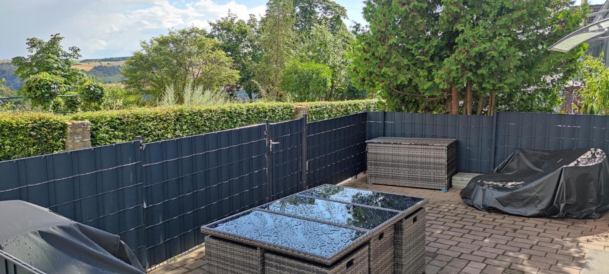 Teufelsstein, Wandern, Ausblick, Freilichtbuehne, Loreley, 3 Burgenblick, Rhein, 30m2 Terrasse, Grillen, Entspannen, Natur, Rodelbahn, Wlan, Parkplatz, Apartment Patersberg