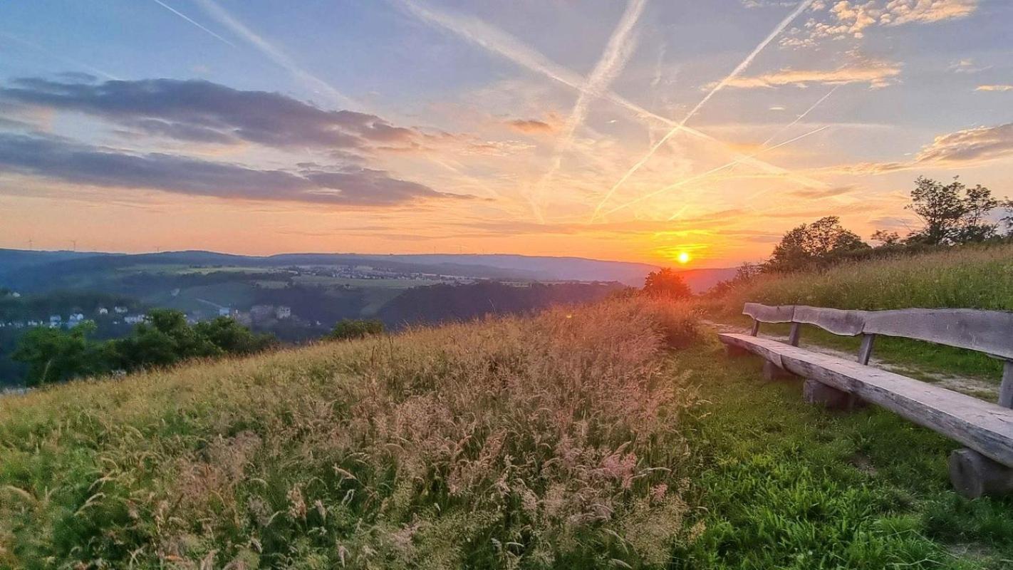 Teufelsstein, Wandern, Ausblick, Freilichtbuehne, Loreley, 3 Burgenblick, Rhein, 30m2 Terrasse, Grillen, Entspannen, Natur, Rodelbahn, Wlan, Parkplatz, Apartment Patersberg